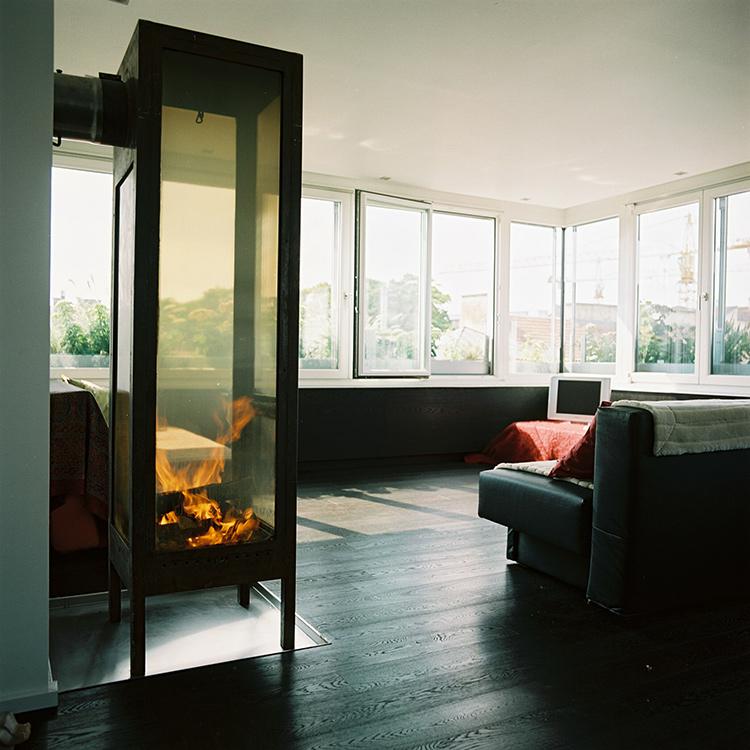 Kaminofen Pyrarium Prototyp Wien